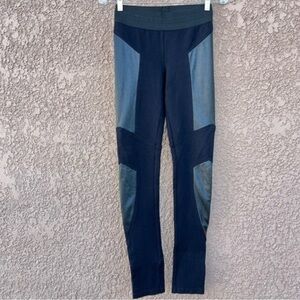 BCBG Y2K Leather‎ Patchwork Pants Size XS